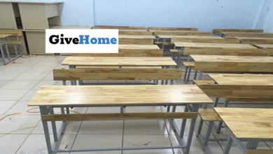 Bàn Học Sinh Gỗ Cao Su Ghép