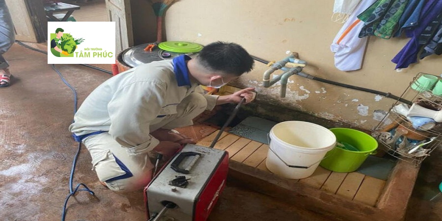Thông tắc cống tại Bắc Kạn